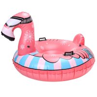 Trineo hinchable en forma de Flamingo